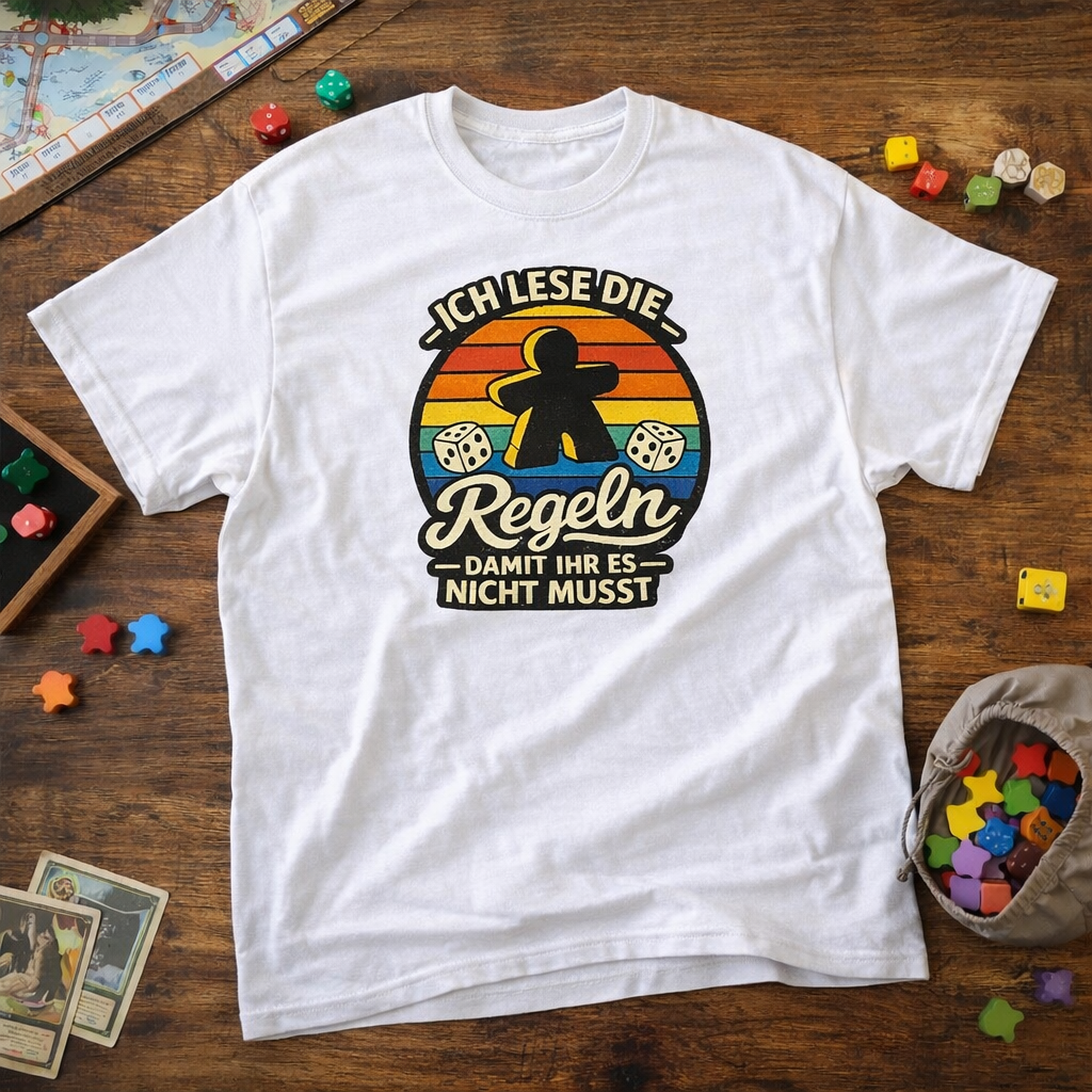Ich lese die Regeln damit ihr es nicht müsst  –  T-Shirt