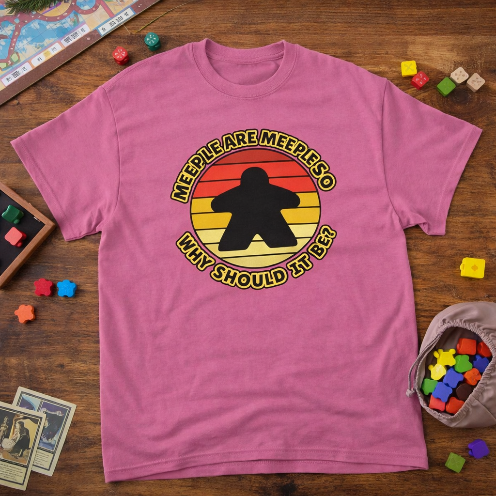 Meeple are Meeple  -  T-Shirt