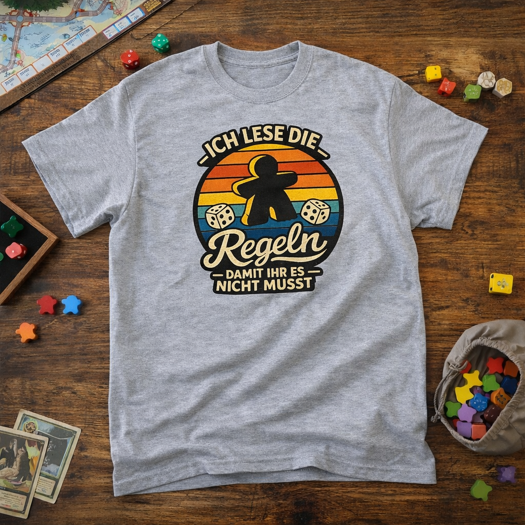 Ich lese die Regeln damit ihr es nicht müsst  –  T-Shirt
