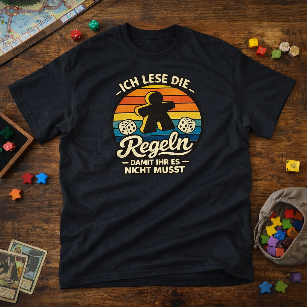 Ich lese die Regeln damit ihr es nicht müsst  –  T-Shirt