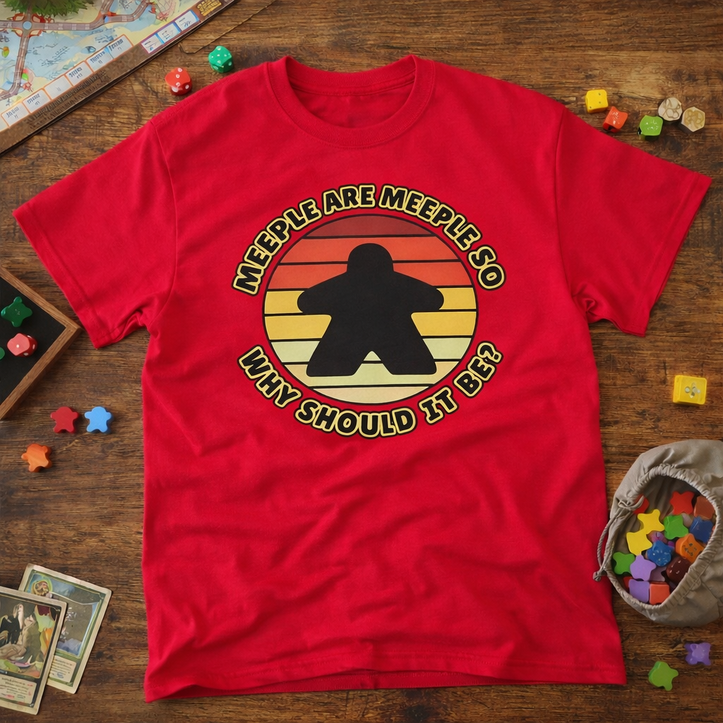 Meeple are Meeple  -  T-Shirt